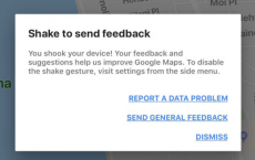 如何在iPhone和iPad的Google Maps中禁用摇晃以发送反馈