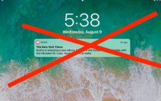 如何在锁定屏幕上停止在iPad和iPhone上显示新闻警报