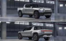 2020款Rivian A1T电动皮卡采用借用的F-150车身进行侦察