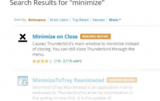 使用ThunderBirdTray将Thunderbird最小化到系统托盘