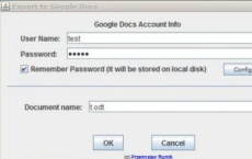 将Open Office连接到Google Docs Zoho或WebDAV