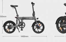 小米的最新HIMOZ16可折叠电动自行车在图片中