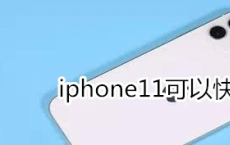 给大家科普下iphone11可以快充吗