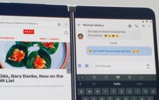 微软的SurfaceDuo是去年宣布的双屏智能手机