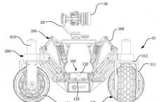 DJI的越野车获得专利 顶部具有稳定的摄像头