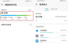 分享华为荣耀20手机青春版管理屏幕时间