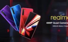 Flipkart确认Realme 5s将由Snapdragon 665 SoC提供支持