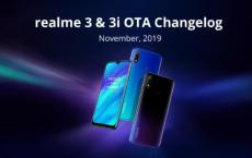 Realme 3和Realme 3i收到了黑暗模式 11月安全补丁等更新