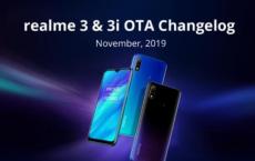 Realme 3 Realme 3i获得了具有最新软件更新的11月安全补丁