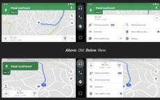 Google Maps在智能手机上更新了Android Auto的UI