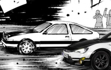 丰田创造漫画风格的GT86 Initial D概念车