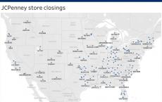 JC Penney宣布154家商店将于今年夏天关闭