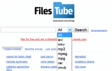 FilesTube是一种流行的元文件搜索引擎
