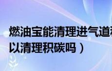 燃油宝能清理进气道积碳吗（用燃油宝真的可以清理积碳吗）