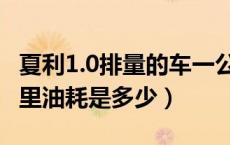 夏利1.0排量的车一公里多少钱（夏利1.0百公里油耗是多少）