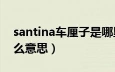 santina车厘子是哪里的（santina车厘子什么意思）