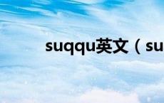 suqqu英文（suqqu中文名什么）