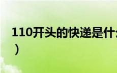 110开头的快递是什么（快递110是什么快递）