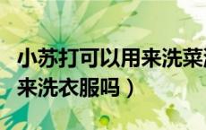 小苏打可以用来洗菜洗水果吗（小苏打可以用来洗衣服吗）