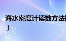 海水密度计读数方法图片（海水密度计怎么看）