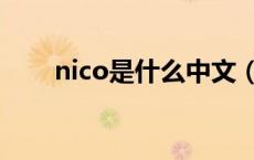 nico是什么中文（nico是什么软件）