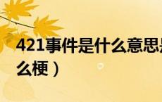 421事件是什么意思是真的吗（421事件是什么梗）