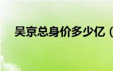 吴京总身价多少亿（吴京总身价多少亿）