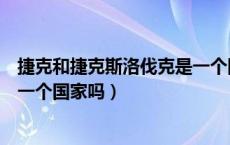 捷克和捷克斯洛伐克是一个国家吗（捷克和捷克斯洛伐克是一个国家吗）