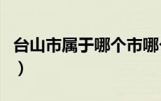 台山市属于哪个市哪个区（台山市属于哪个市）