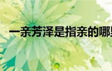 一亲芳泽是指亲的哪里（一亲芳泽的意思）