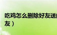 吃鸡怎么删除好友送的礼物（吃鸡怎么删除好友）