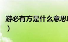 游必有方是什么意思啊（游必有方是什么意思）