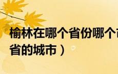 榆林在哪个省份哪个市（榆林是哪个省市哪个省的城市）