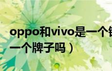 oppo和vivo是一个销售吗（OPPO和vivo是一个牌子吗）