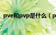 pve和pvp是什么（pve和pvp是什么意思）