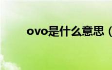 ovo是什么意思（ovo是什么意思）