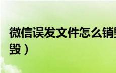 微信误发文件怎么销毁（微信误发文件怎么销毁）