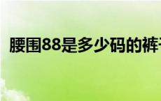 腰围88是多少码的裤子（腰围88是二尺几）