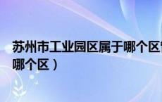 苏州市工业园区属于哪个区管（苏州市工业园区属于哪个区哪个区）