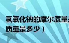 氢氧化钠的摩尔质量是什么（氢氧化钠的摩尔质量是多少）