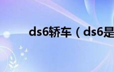 ds6轿车（ds6是什么级别的车型）