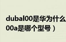 dubal00是华为什么型号多少钱（华为dubal00a是哪个型号）