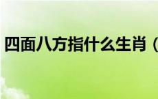 四面八方指什么生肖（四面八方指什么生肖）