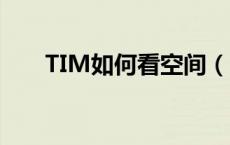 TIM如何看空间（用tim怎么看空间）