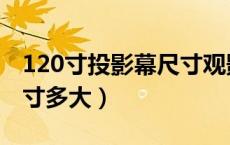 120寸投影幕尺寸观影距离（120寸投影幕尺寸多大）