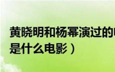 黄晓明和杨幂演过的电影（杨幂和黄晓明演的是什么电影）