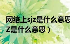 网络上sjz是什么意思中文（有谁知道网络上SZ是什么意思）