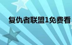 复仇者联盟1免费看（复仇者联盟1结局）