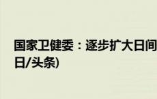 国家卫健委：逐步扩大日间手术范围 缩短患者等待时间(今日/头条)