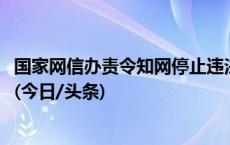 国家网信办责令知网停止违法处理个人信息，罚款5000万元(今日/头条)